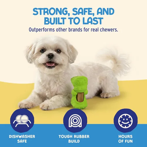 Vista 7 de Himalayan Jughead Classic - Soporte para masticar para perros, sostiene masticables y golosinas para perros, ralentiza los masticadores rápidos