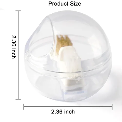 Vista 3 de LXIANGN Brocas de uñas con cubierta transparente, alambre de nailon y alambre de acero para limpiar brocas de carburo/cerámica, diseño