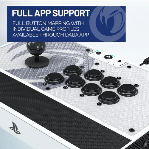 Vista 6 de NACON Daija Arcade Fight Stick Officially Licensed for PlayStation PS5, PS4 and Windows 10 11 PC