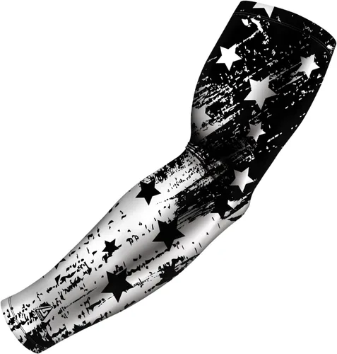 Vista 37 de B-Driven Sports Sleeve Pro-Fit - Manga Patriótica - Estados Unidos, Cuba, México, Israel, Canadá, Venezuela, Rep. Dominicana - Individual