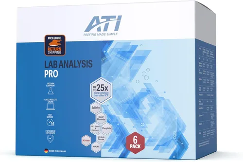 Vista 9 de ATI ICP Lab Analysis Pro para acuarios de arrecife - Pruebas avanzadas de agua con análisis de agua RO - Nitrato, KH y fluoruro - 1 kit de prueba