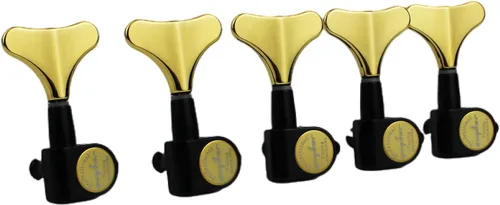 Vista 6 de Guyker Afinadores de Bajo para Guitarra (2R + 2L) - Clavijas de afinación con relación 1:17, cabezal sellado, reemplazo de máquina de afinación