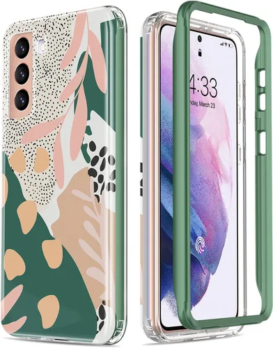 Vista 9 de ESDOT - Funda protectora para celular Samsung Galaxy S21, de grado militar, resiste caídas de 21 pies (probado), con diseños modernos, para niñas