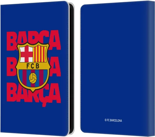 Vista 40 de Head Case Designs Funda de piel con licencia oficial del FC Barcelona Barca Crest Graphics compatible con Kindle Paperwhite 5 (2021)