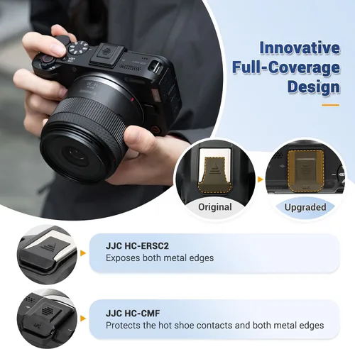 Vista 2 de Tapa protectora mejorada para zapata caliente R50 V R5 R6 Mark III II con cobertura completa para Canon EOS R6II R5II R50V R8 R10 R7 R5C R1