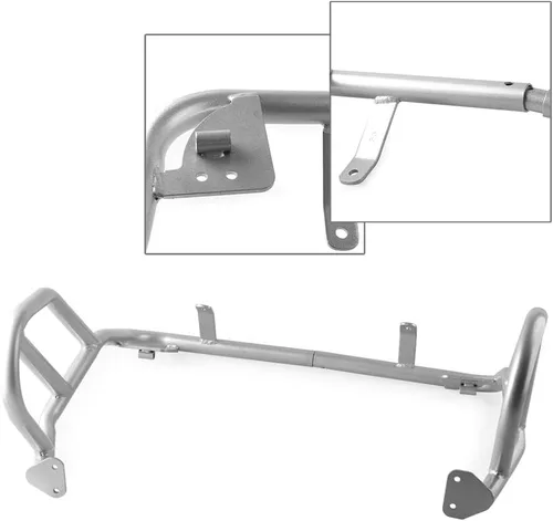 Vista 6 de FSFY - Protector superior del motor para motocicleta, marco de protección para BMW R1200GS 2004 2005 2006 2007 2008 2009 2010 2011 2012, plateado