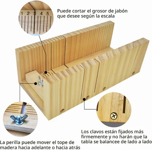 Vista 6 de Artcome Kit de moldes de corte para hacer jabón de pan, 2 moldes