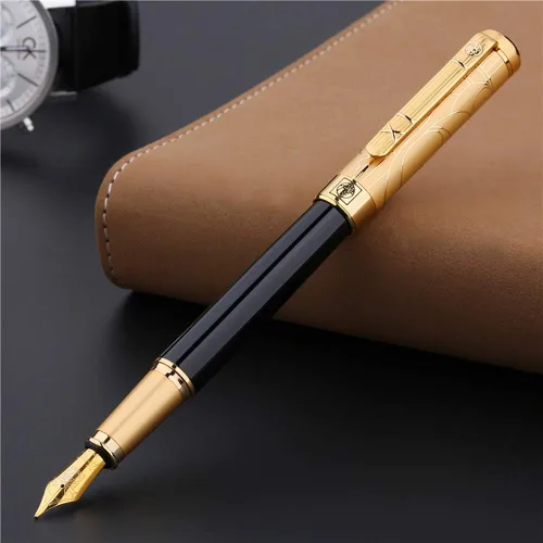 Vista 4 de Picasso 902 Gentleman Collection - Pluma estilográfica de punta mediana con caja original (tapa dorada)