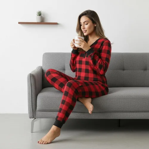 Vista 6 de #followme Conjunto de ropa interior térmica de capa base de 2 piezas para mujer