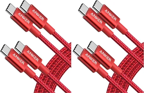 Vista 9 de Cable USB C a USB C de Anker, Cable de Carga Rápida Type-C de 60W (1 pie, paquete de 2) para iPhone Serie 17, iPad mini 6 y Más (Negro) Para