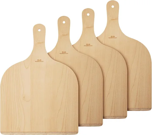 Vista 9 de G.a HOMEFAVOR Pela de madera para pizza, paquete de 2, 12 x 16 pulgadas