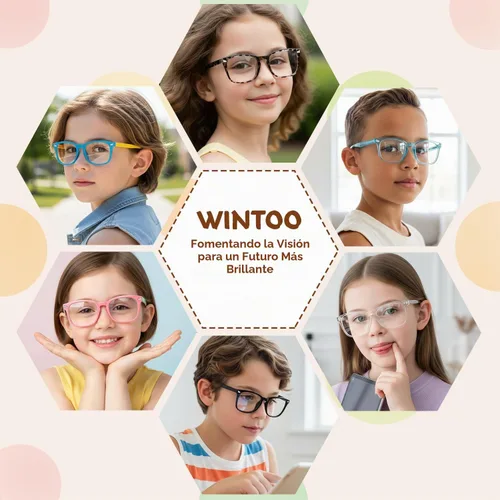 Vista 4 de Gafas de luz azul para niños antirreflejos y filtro UV 3 Pack Mix Color-2 (Edad 6-9)