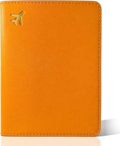 Vista 10 de Soporte para pasaporte para artículos esenciales de viaje, funda de pasaporte con bloqueo RFID para accesorios de viaje, cartera de viaje