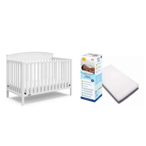 Vista 31 de Graco Benton - Cuna convertible 5 en 1 con cajón, certificado GREENGUARD Gold, se convierte de cuna de bebé a cama infantil, sofá cama y cama