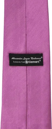 Vista 233 de tiemart Corbata de color sólido para hombre Longitud estándar