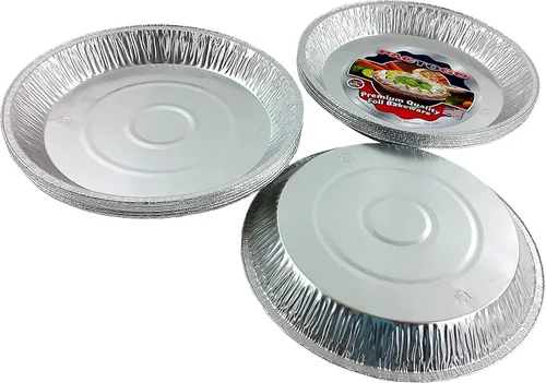 Vista 6 de PACTOGO Platos desechables extra profundos de papel de aluminio de 12 pulgadas (paquete de 12)