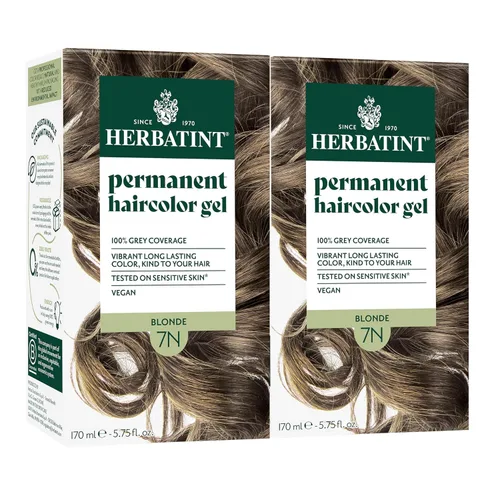 Vista 55 de Herbatint Tinte Permanente para el Cabello para Mujeres - 10C Rubio Sueco - Para Hasta un 100% de Cobertura de Canas Resistentes - Sin Amoníaco, Sin