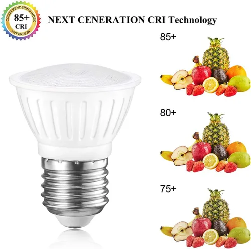 Vista 5 de Small frog Bombilla LED PAR16 regulable, 7 W = 65 W, base media E26 700 lm 3000 K, blanco suave, ángulo de haz de 120°, paquete de 6