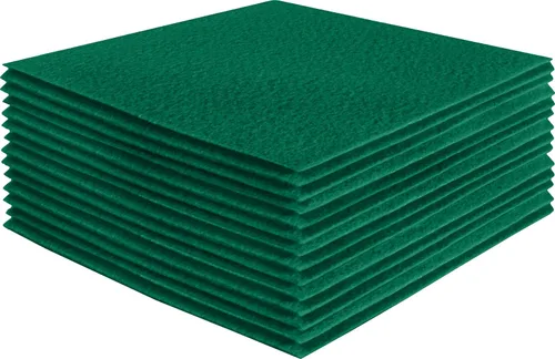 Vista 43 de FabricLA Hojas de fieltro acrílico para manualidades, cuadrados de fieltro precortados suaves de 4 x 4 pulgadas (3.9 in x 3.9 in), utiliza hojas