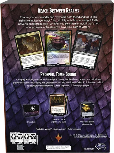 Vista 6 de Magic: The Gathering - Aventuras en los Reinos Olvidados, Mazo Commander - Portal Planar (Rojo-Negro)