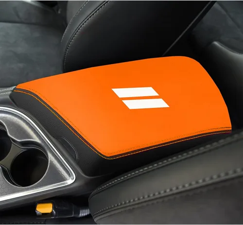 Vista 13 de YOSRTER para Accesorios de Dodge Challenger 2015 2016 2017 2018 2019 2020 2021 2022 2023 2024 Funda de Reposabrazos de Consola Central Caja