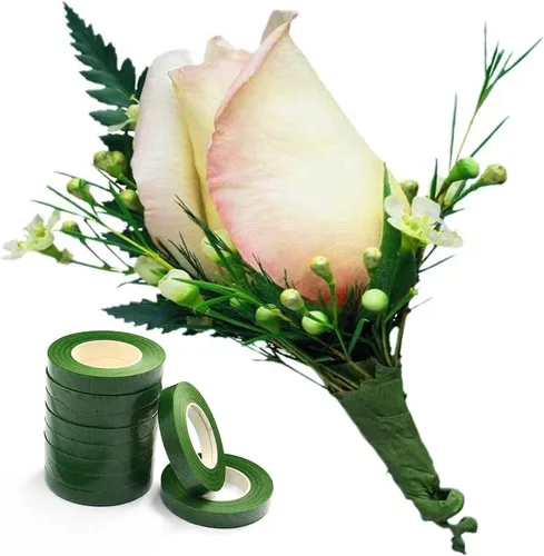 Vista 8 de Juego de 14 piezas de guirnalda de espuma floral de 9.2 pies, kit de bloques de esponja, soporte de flores de absorción para arco de puerta