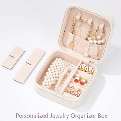 Vista 5 de asklove Joyero pequeño para álbumes de fans de T-S, joyería de viaje inspirada, regalo para amantes de la música, joyero de viaje para anillos