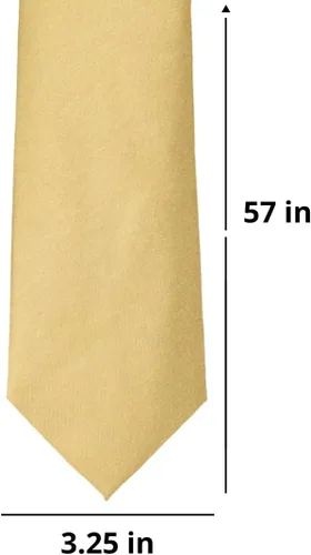 Vista 430 de tiemart Corbata de color sólido para hombre Longitud estándar