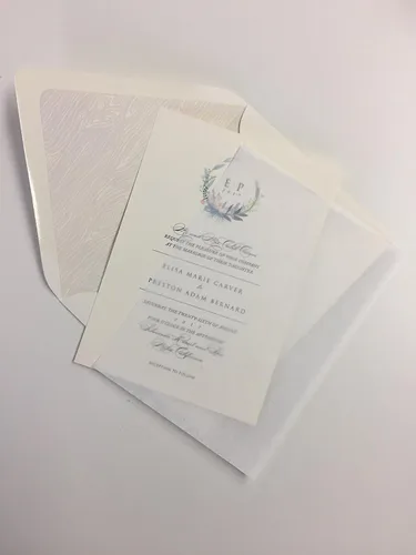 Vista 2 de Papel de seda para fotos e invitaciones (6x8)