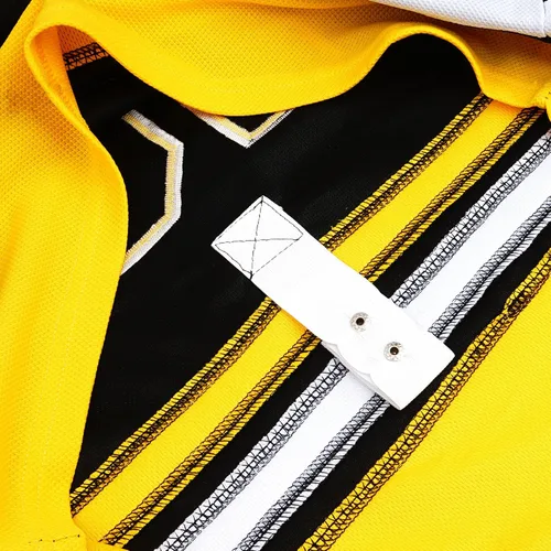 Vista 7 de Camiseta de hockey sobre hielo de película para hombres ropa de hip hop de los años 90, camisetas de práctica de hockey para hombres 18#