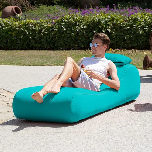 Vista 8 de Jaxx Arlo - Puf para exteriores, tumbona reclinable, para piscina, patio, Aruba