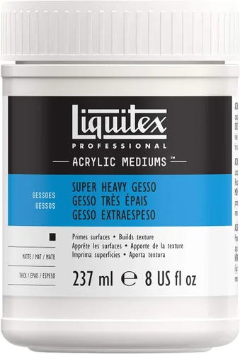 Vista 21 de Liquitex Basics Tubo mediano de Gesso para aplicación en superficies, 8.5 onzas Negro