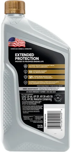 Vista 137 de Valvoline SynPower Full aceite sintético para motor, 1 Cuarto de galón, Ambar