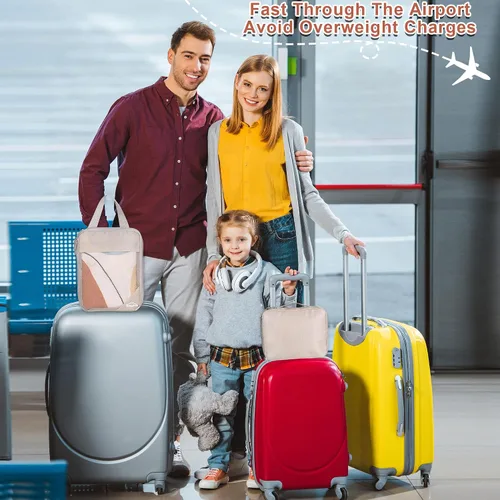 Vista 5 de kingdalux Juego de 6 cubos de compresión para maletas, bolsas organizadoras de maleta de viaje grandes con bolsa de maquillaje, organizadores