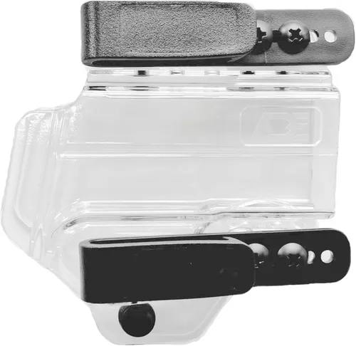 Vista 3 de Optic Ready IWB/OWB - Funda transparente transparente para mano derecha compatible con Glock 19 19 x 23 32 45 (Gen 5 4 3), funda de transporte