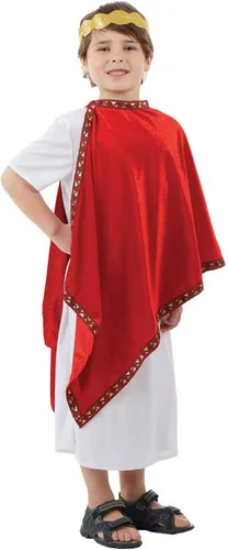 Vista 2 de Fun Shack Roman Costume Boys, Roman Emperor Costume Boys, Roman Costume Kids, Toga Costume Kids
