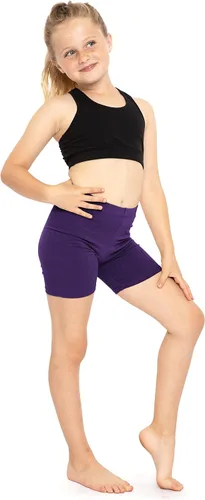 Vista 2 de STRETCH IS COMFORT Pantalones cortos de ciclismo de algodón para niña Talla 4-14