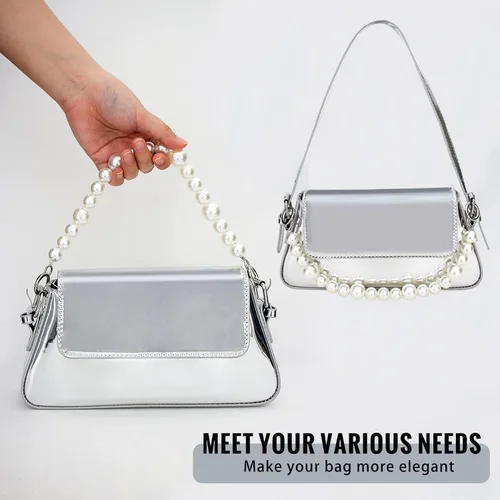 Vista 6 de shoowyees Evening Y2k - Bolso Hobo brillante para mujer, bolso plateado brillante, bolso de mano metálico, bolso de hombro 2023