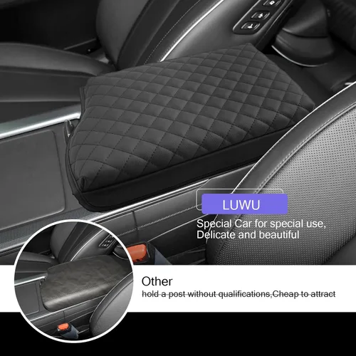 Vista 4 de LUWU Funda de Consola Central Palisade 2025 Compatible con Accesorios Palisade 2020-2024 2025, Funda de Reposabrazos, Almohadilla de Consola
