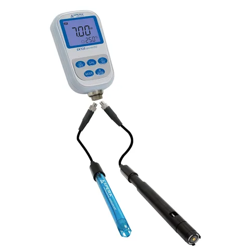 Vista 9 de Apera Instruments SX721 pH/ORP Kit de medidor portátil portátil multiparámetro