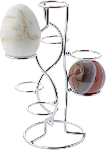 Vista 2 de Bard's Soporte para huevos de plata, exhibición de 7 huevos, 1.375" de diámetro