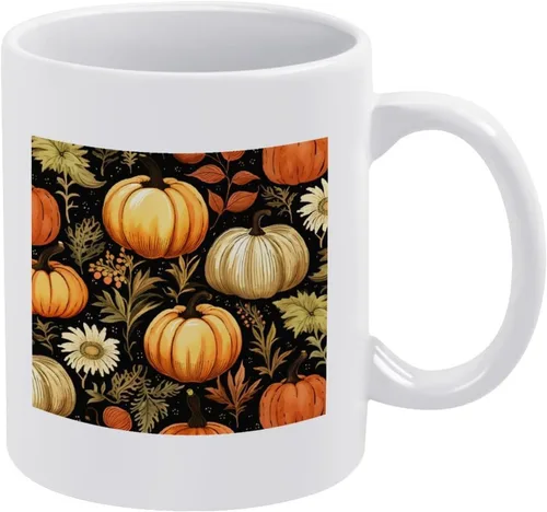 Vista 15 de Coffee Mug Happy Halloween Pumpkin Gnomes Truck Love Cat Bat Ghost Spider Web Ceramic Mugs Happy Halloween Funny Gifts Ideas For Mama Mommy