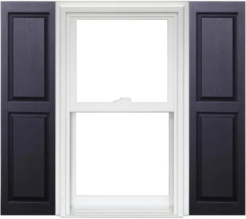Vista 7 de Polaris - Persianas de vinilo Homeside con panel elevado (1 par), 14-1/2 pulgadas x 67 pulgadas, color blanco 930