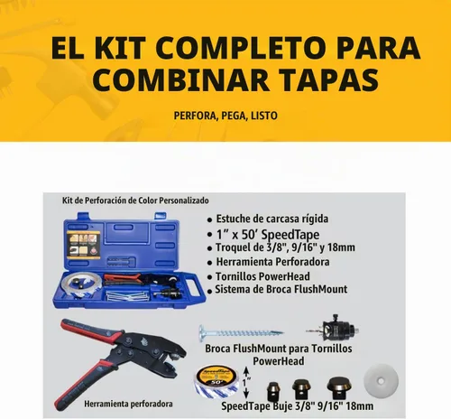 Vista 5 de FastCap Kit de perforación de color personalizado para fabricación