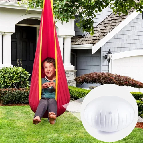 Vista 7 de Pod Swing Hammock Chair Inflatable Seat Cushion Replacement for Kids 27.5 Inch Universal Size for Most, Thickened PVC