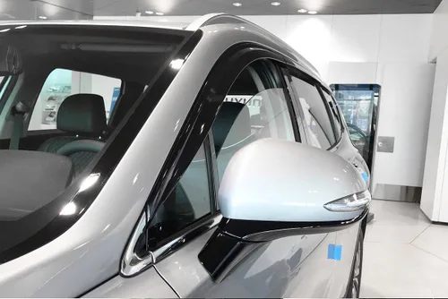 Vista 7 de Deflectores de ventana lateral 6 piezas para Hyundai Santa Fe 2021 2022