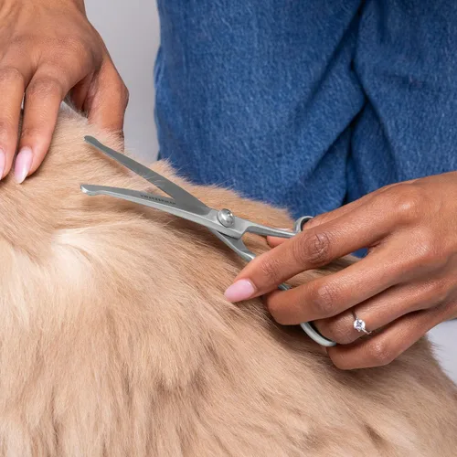 Vista 6 de Tweezerman 7" Pet Grooming Shears-Safety Round Tips for Dogs & Cats