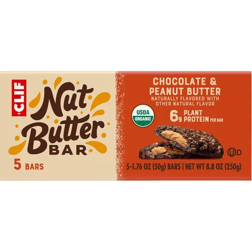 Vista 17 de CLIF Barra de mantequilla de nuez – Mantequilla de maní de chocolate – Barras energéticas rellenas – Sin OMG – USDA Orgánico – A base de plantas