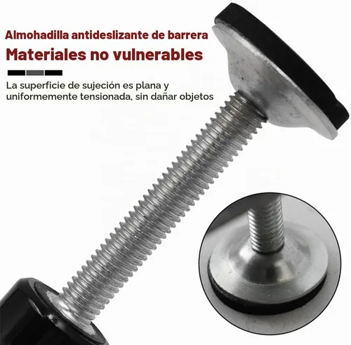 Vista 5 de Bibabala 2 abrazaderas de instalación frontal de cajón, abrazadera en C universal de acero inoxidable, herramientas de instalación de gabinetes
