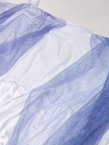 Vista 5 de Disguise Disfraz de Frozen Snow Queen Elsa Deluxe para mujer, Como se muestra